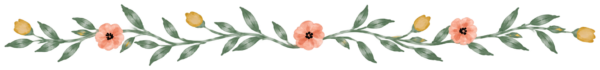 Decorative floral garland separator